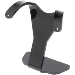 Plymor Black Acrylic Divided Pair Hanging Earring Display Stand, 3" W x 1.5" D x 3" H