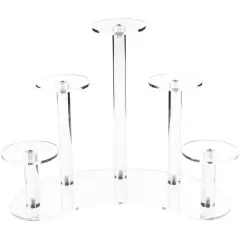 Plymor Clear Acrylic Multi-Pedestal Display Riser