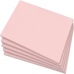 5 Pack 4x6 Pale Pink Rubber Stamp Carving Blocks Pink Rubber Carving Blocks Linoleum Block for Stamp Maker Printmaking Supplies
