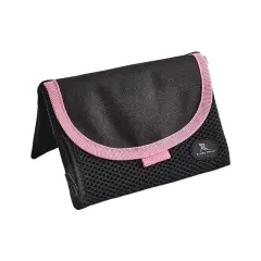 Running Buddy Magnetic Buddy Pouch, Beltess, Chafe and Bounce Free, Runners Fanny Pack, Phone Holder, Great for Running, Walking, Traveling & More, For Men & Women - 6-3/4&rdquo; L x 4&rdquo; W - Black and Pink