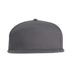 Big Accessories&reg; Hybrid Flat Bill Cap DARK GRAY