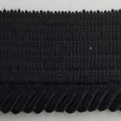 Twist Cord with Lip Piping Trimming - 8 Yards- Many Colors Available! Black