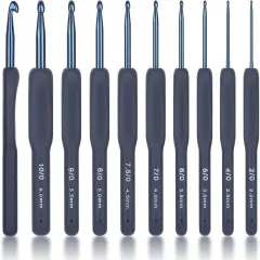 Coopay Dark Blue Crochet Hooks