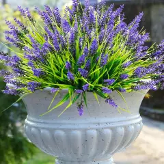 22 Pcs Summer Bushes Artificial Outdoor Flowers