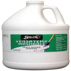 Sax Versatemp Washable Heavy-Bodied Tempera Paint, 1 Gallon, White