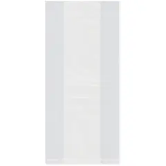 Plymor 6" x 3" x 12" (Pack of 100), 2 Mil Gusseted Plastic Bags