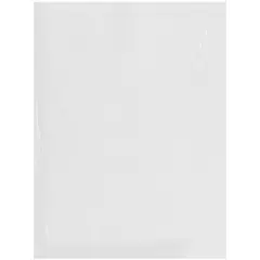 Plymor 12" x 16", 1.25 Mil Flat Open Clear Plastic Poly Bags