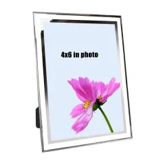 4x6 Glass Frame Small Photo High Transparency Vertical and Horizontal Style for Desk Shelf and Office Table Family Gallery and Wedding or Holiday Decoration