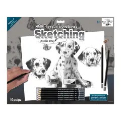 SKBNL1 | Sketching Made Easy&trade; Dalmatians 10pc 11.25" x 15.375" Sketching Art Project