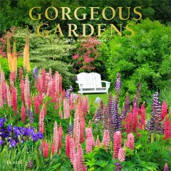 Gorgeous Gardens | 2026 12 x 24 Inch (Hanging) Monthly Square Wall Calendar | Foil Stamped Cover