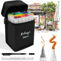 Alcohol Based Art Markers Set 24 Color