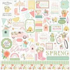 Carta Bella Here Comes Spring 12x12 Element Stickers