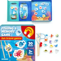 Fishing & Memory Travel Game for Kids