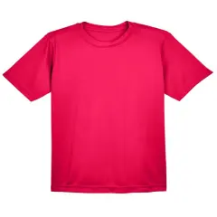 UltraClub&reg; Youth Cool & Dry Basic Performance T-Shirt RED