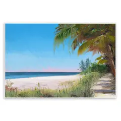 Stupell Industries Tropical Shady Path Wall Plaque Art Design by Christine Reichow