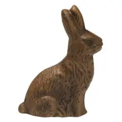 Resin Chocolate Bunny 5 Inch