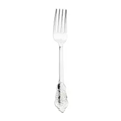 Shiny Baroque Silver Plastic Forks (600 Forks)