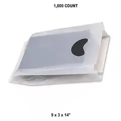 Merchandise Bags 9" x 3" x 14" for White