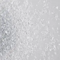 Oceanside Fusible Glass Frit Medium Water Clear 96 COE - 8.5oz Jar (01)