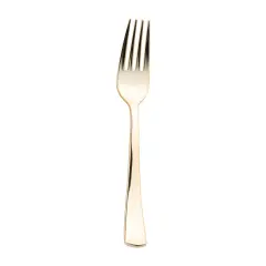Shiny Metallic Gold Plastic Forks (600 Forks)