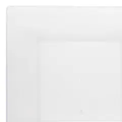 Clear Square Plastic Cake Plates - 6.5" (120 Plates)