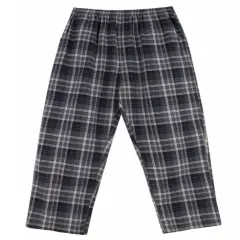 Cozy BYC Cotton PJ Pants for Ultimate Comfort Grey Plaid