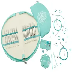 KnitPro-Mindful Gratitude Interchangeable Knitting Ndle Set -12 Pair Of Needles - 5"