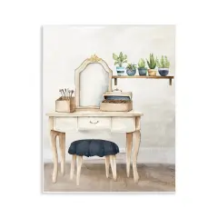 Stupell Industries Blue Tub Bathroom Vanity Wall Plaque, design by Kim Allen