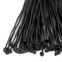 The Bead Chest Midnight Brass 21 Gauge 2.5 Inch Head Pins (Approx 100 pieces)