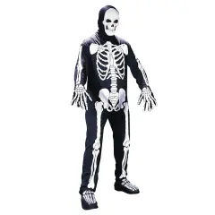 Skeleton Jumpsuit Costume Adult