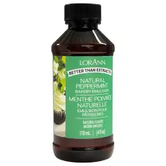 LorAnn Oils Natural Peppermint Bakery Emulsion, 4 ounce