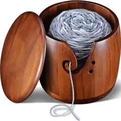 Yarn Bowl for Crocheting - 7x5in