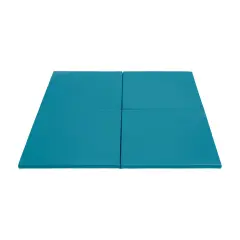 Play Patch Activity Mat Squares, Modular Playmat, 4-Pack Turquoise