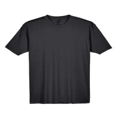 UltraClub&reg; Men's Cool & Dry Sport Performance Interlock T-Shirt Black