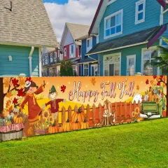 Fall Y'all Party Banner - Happy Fall Decorations