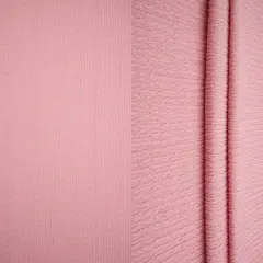 1 Yard Solid Crinkle Jersey Knit Fabric Soft Stretch 58/60 Inches Wide ROSE LT