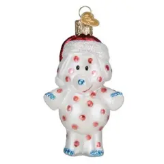 Old World Christmas 4.0 Inch Spotted Elephant Christmas Tree Ornament , Christmas Decor FootmanIsland Misfit Toys White