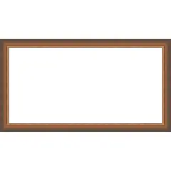 Two Tone Framed Dry Erase Magnetic Board Bronze Copper