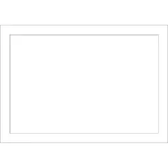 Wedge White Framed Dry Erase Magnetic Board