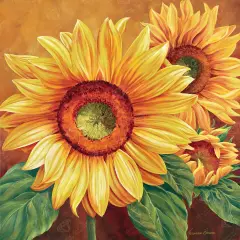 Sun Floral Sunflower Diamond Painting Kit, 13" x 13" (32.8 x 32.8 cm)
