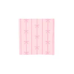 PETAL PINK SIGNATURE BOW SMALL NAPKINS