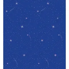 Bulletin Board Art Paper, Night Sky, 48" x 50', 1 Roll