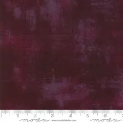 Purple Grunge Basics Fig Burgundy 44"/45" Per Yard