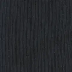 2&times;1 Yummy Solid Rib Knit Fabric Soft Stretch Polyester Spandex 58/60&Prime; Width BLACK