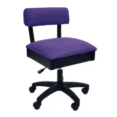 Arrow Royal Purple Hydraulic Sewing Chair &ndash;H8160