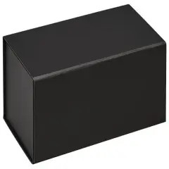 Pack/3: Black Magnetic Closure Gift Box - 6-5/8 x 3-5/8 x 2-1/2"