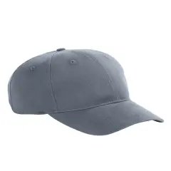 Big Accessories&reg; Brushed Twill Structured Cap STEEL GREY