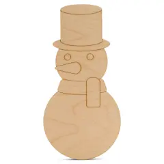 Christmas Wood Snowman Cutout, From 6"- 22", Craft/Decor | Woodpeckers