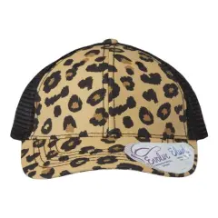 Infinity Her&reg; Women's Modern Trucker Cap Leopard/ Black
