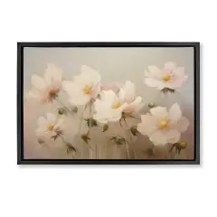 Stupell Industries Faded Pink Blossoms Floating Frame, design by LSR Creative Studio